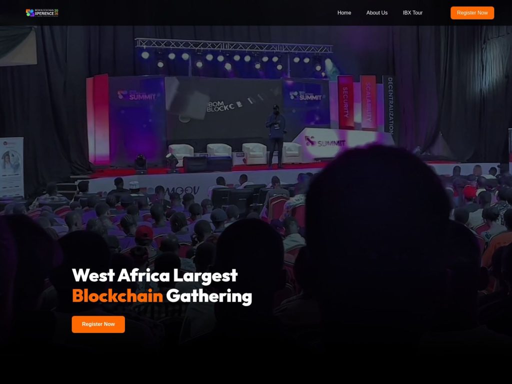 Ibom Blockchain Xperience 2026 website