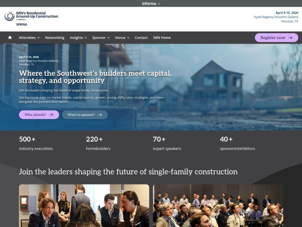 IMN Residential Ground‑Up Construction Spring website