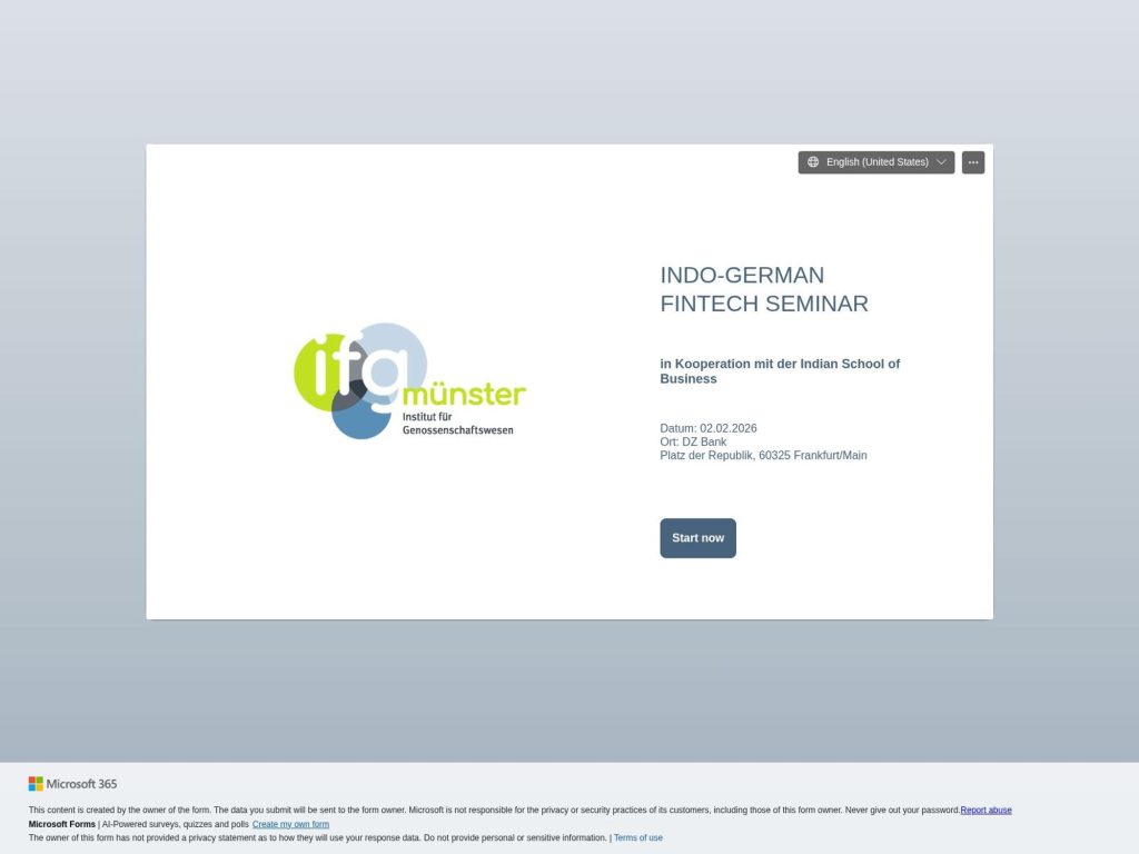 Indo-German Fintech Seminar image