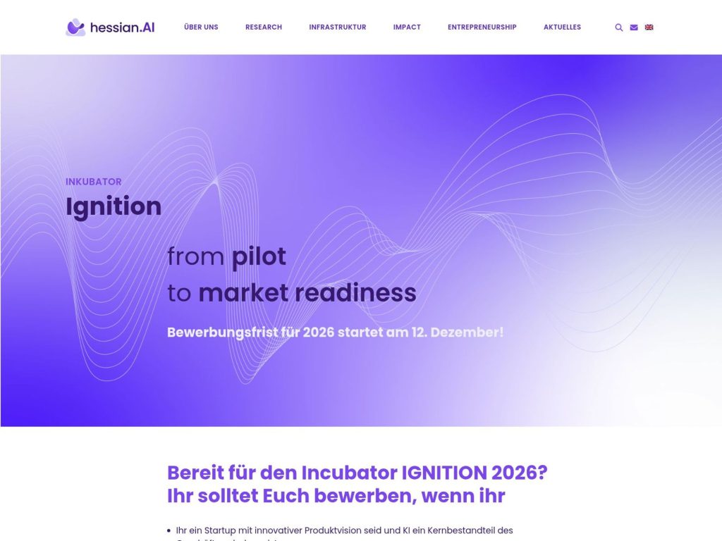 Inkubator: Ignition - from pilot to market readiness - Event screenshot