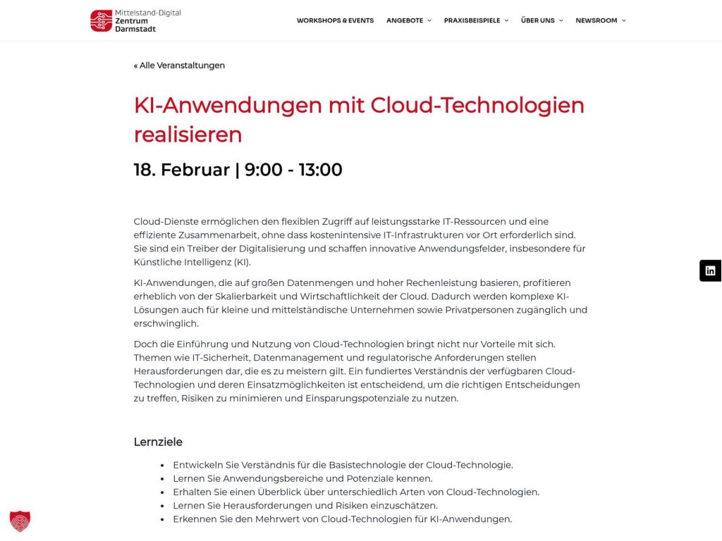 KI-Anwendungen mit Cloud-Technologien realisieren website