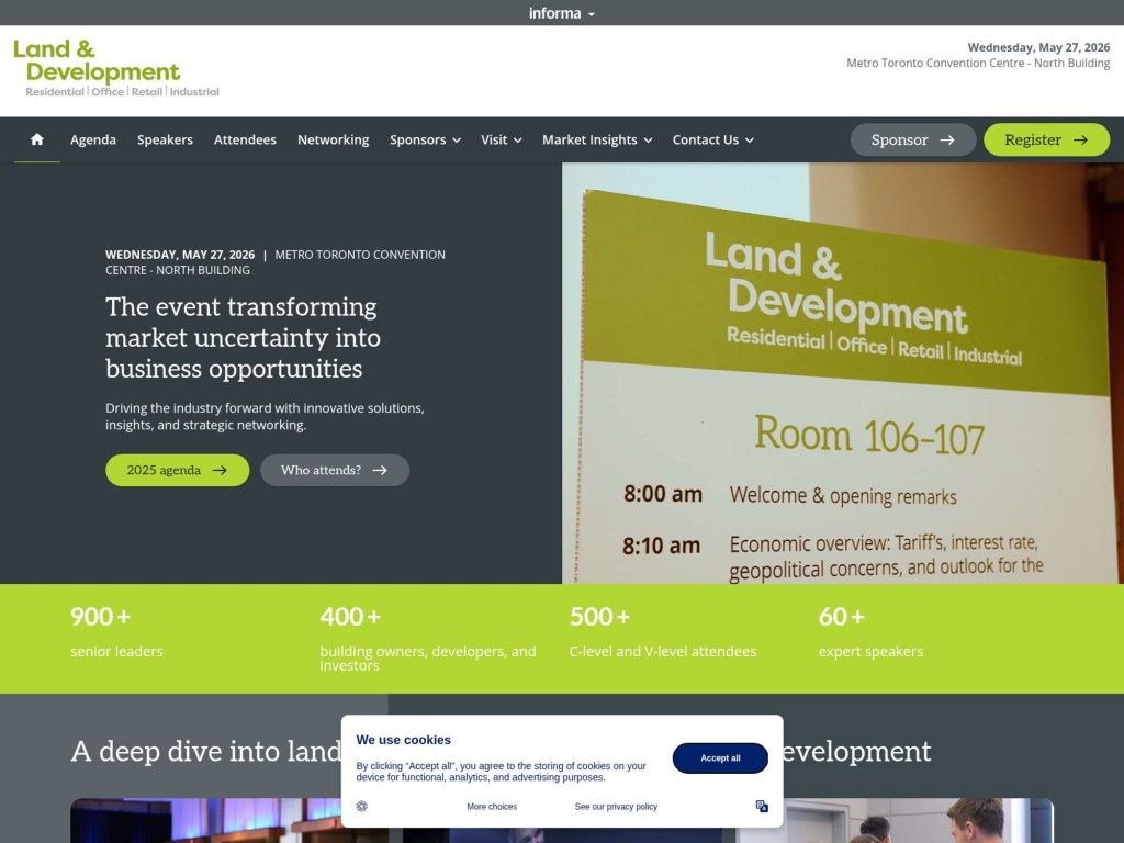 Land & Development Conference website