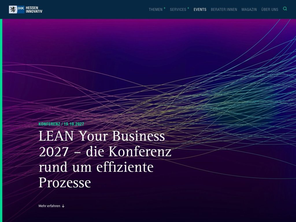 LEAN Your Business 2027 website