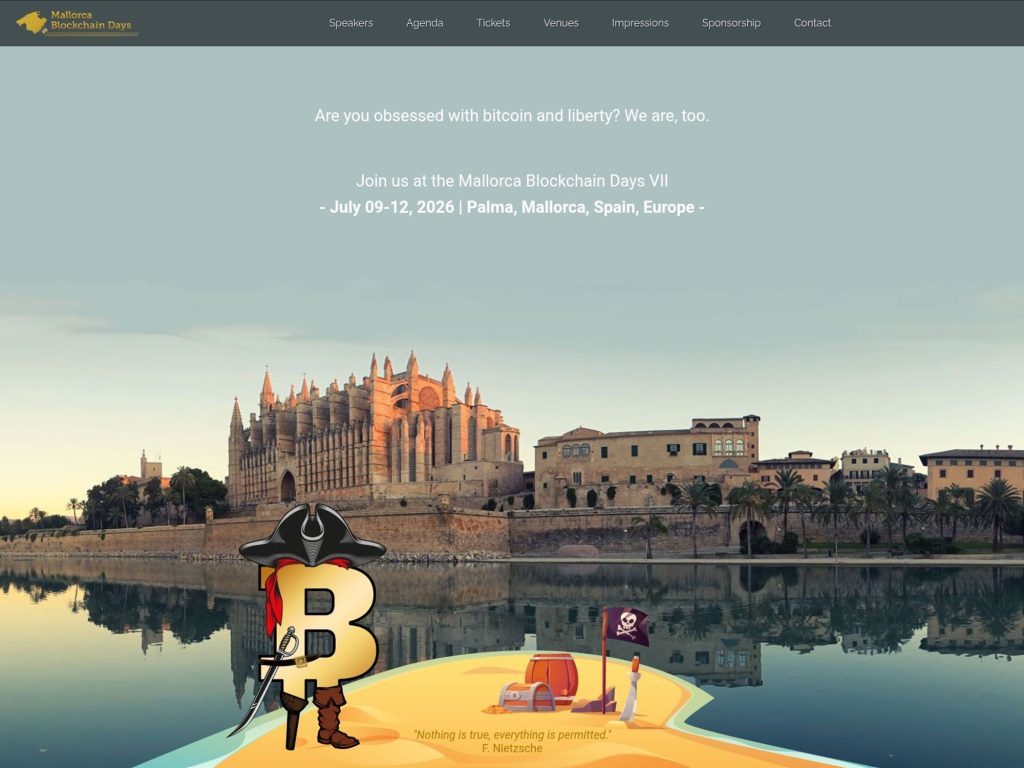 Mallorca Blockchain Days 2026 website