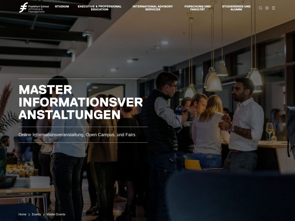 Master Informationsveranstaltungen image