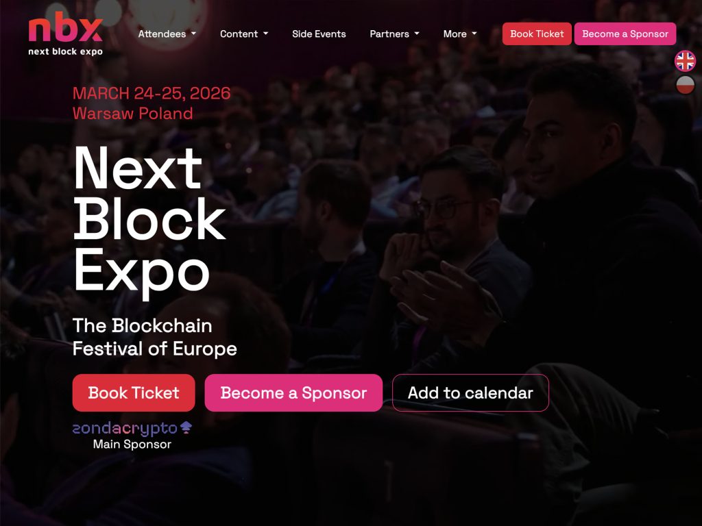 Next Block Expo 2026 website