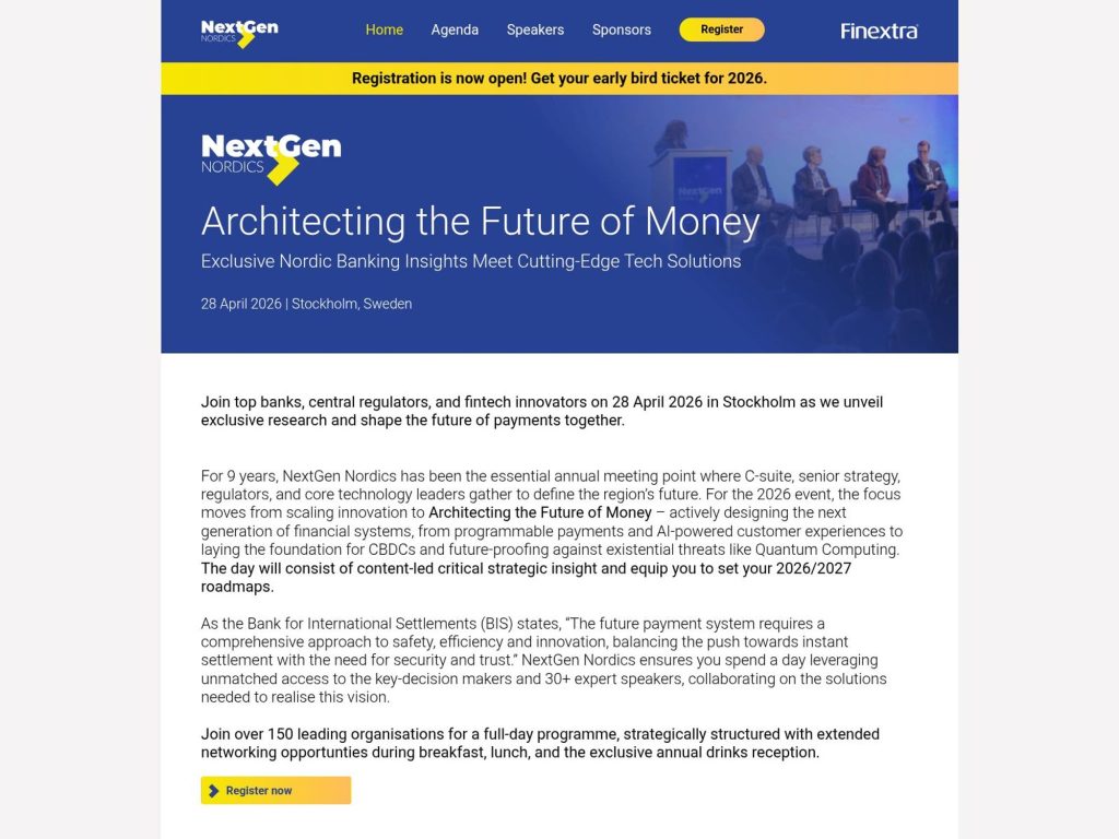 NextGen Nordics 2026 website