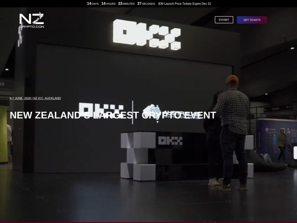NZ Cryptocon 2026 website