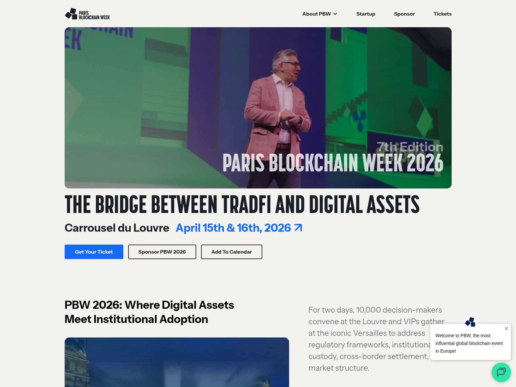Paris Blockchain Week 2026