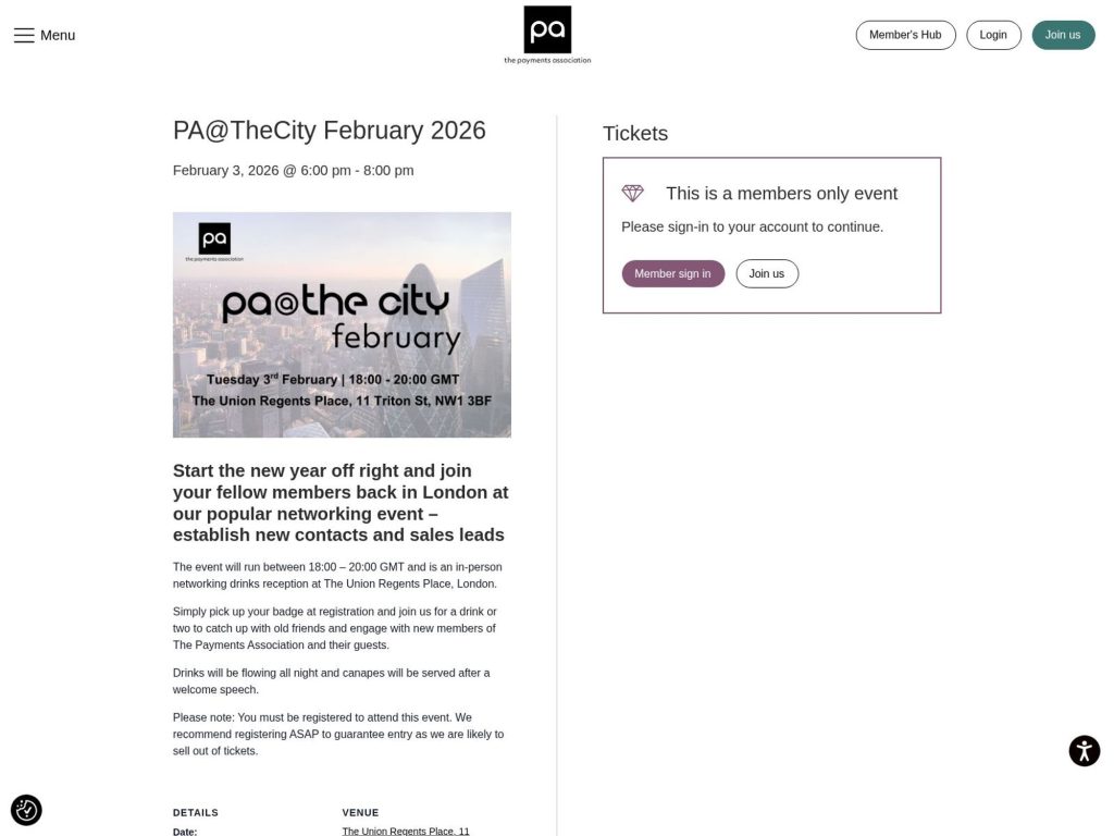 PA@TheCity February 2026 image