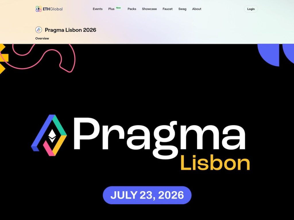 Pragma Lisbon 2026 website