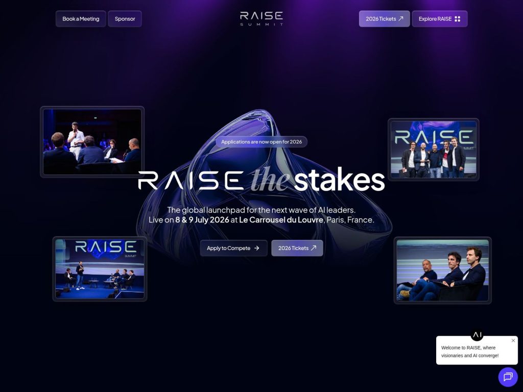 RAISE the stakes 2026 website