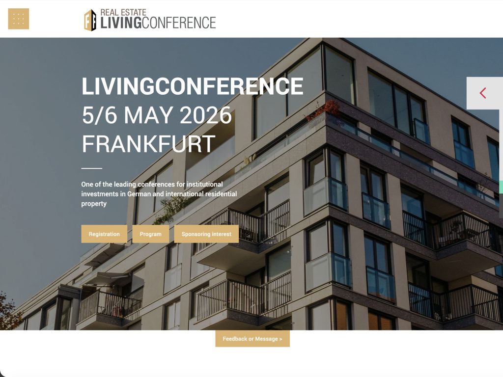 Real Estate LivingConference 2026 website