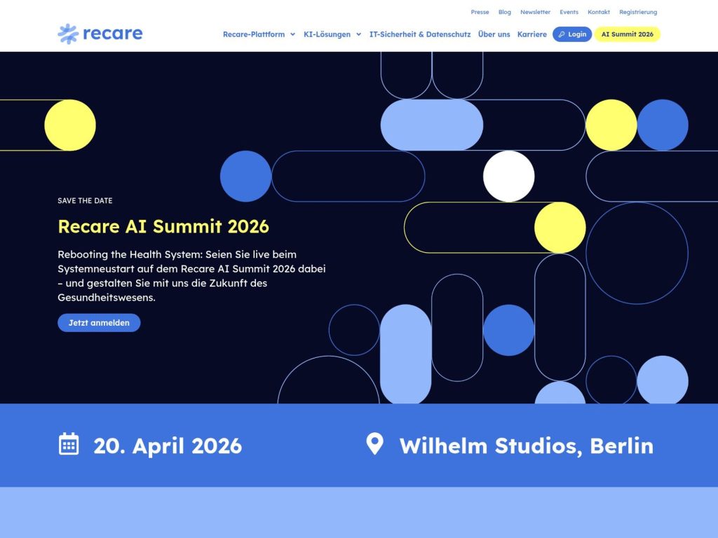 Recare AI Summit 2026 image