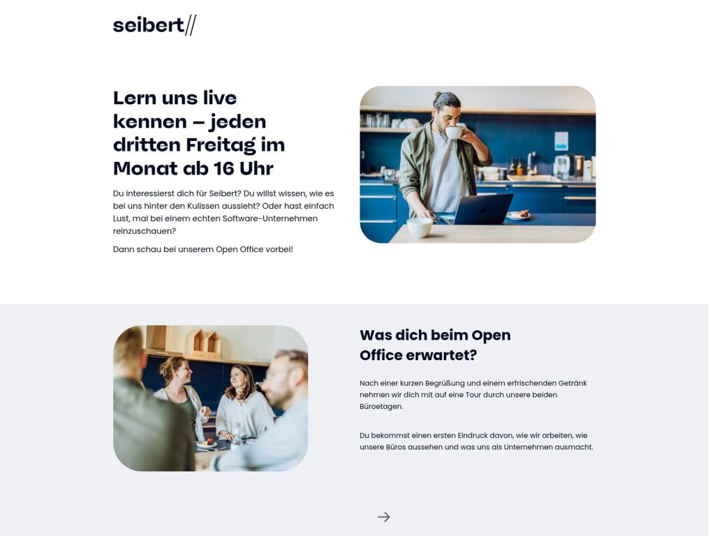 Seibert Group Open Office Dezember 2025 - Lern uns live kennen – jeden dritten Freitag im Monat ab 16 Uhr - Event screenshot