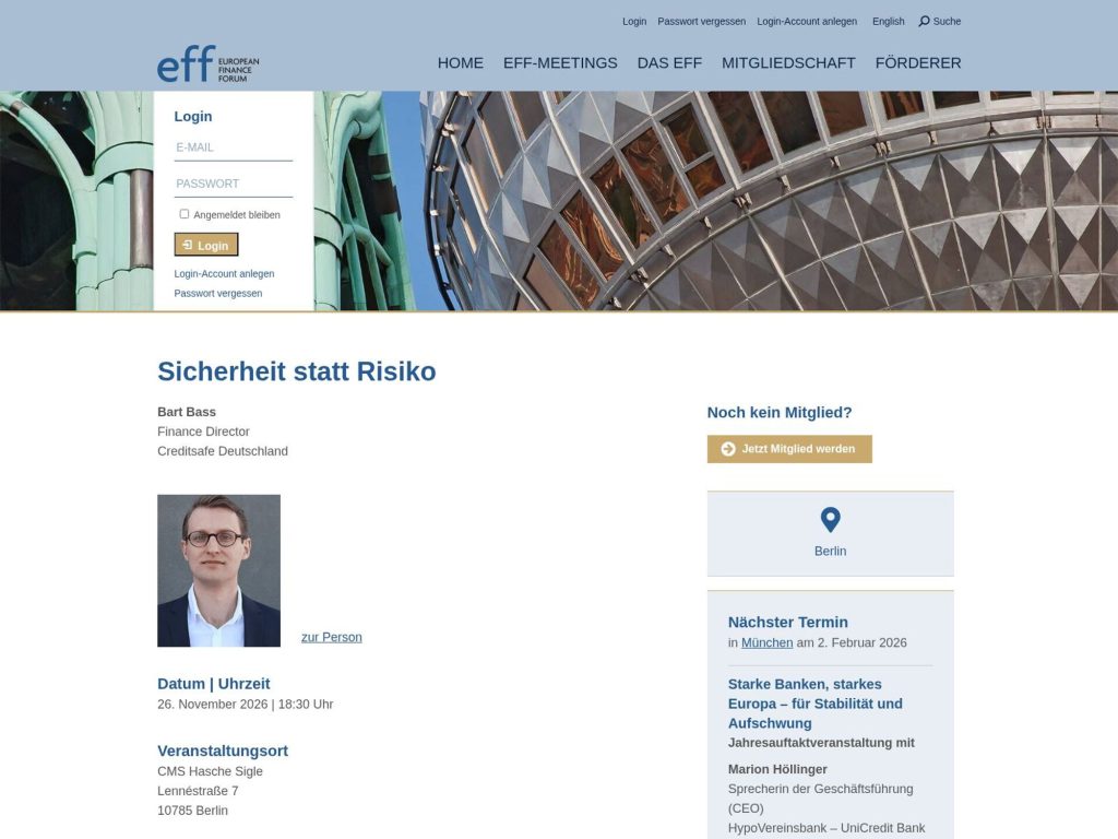 Sicherheit statt Risiko website