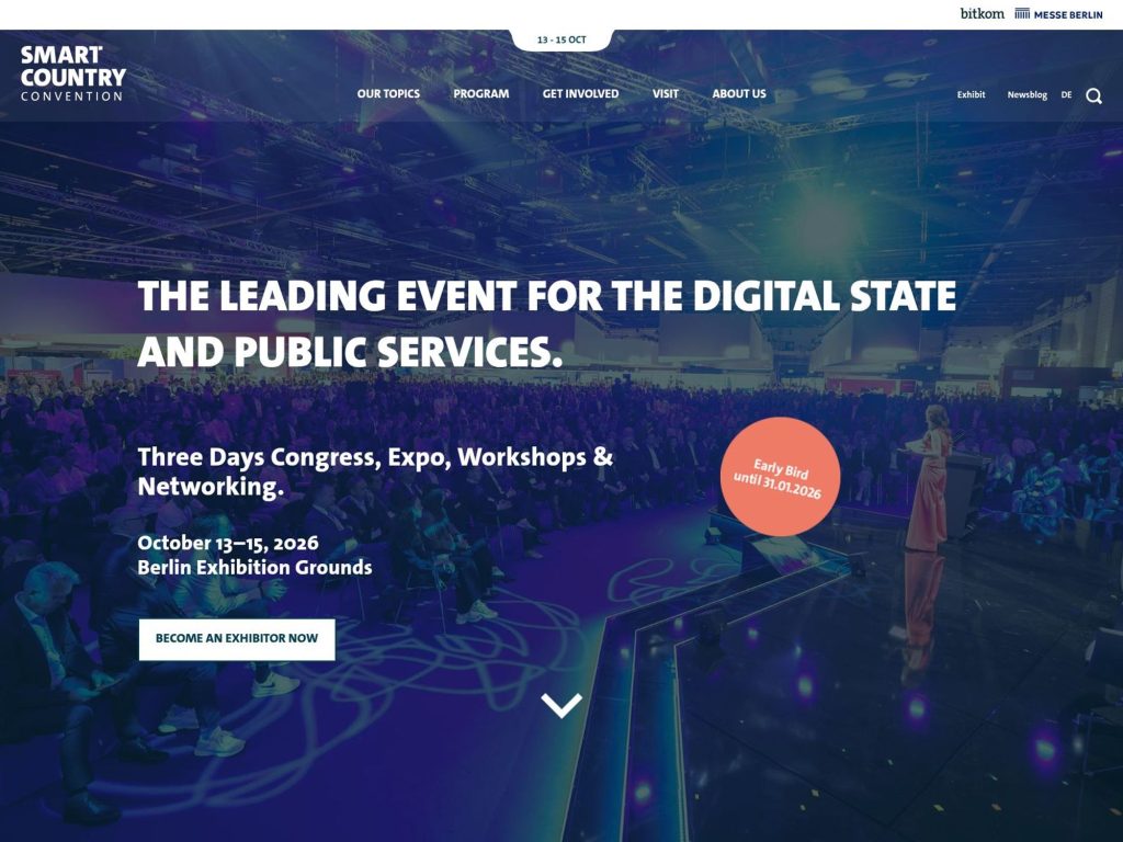 Smart Country Convention 2027 website