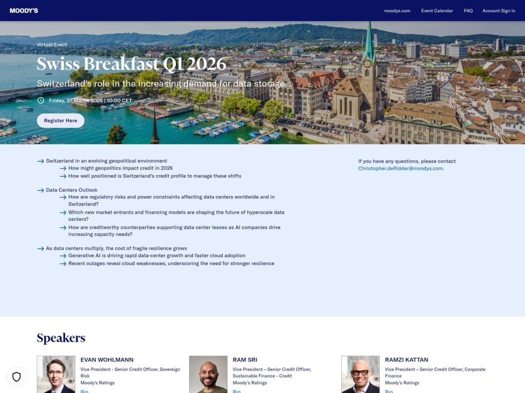 Swiss Breakfast Q1 2026 website