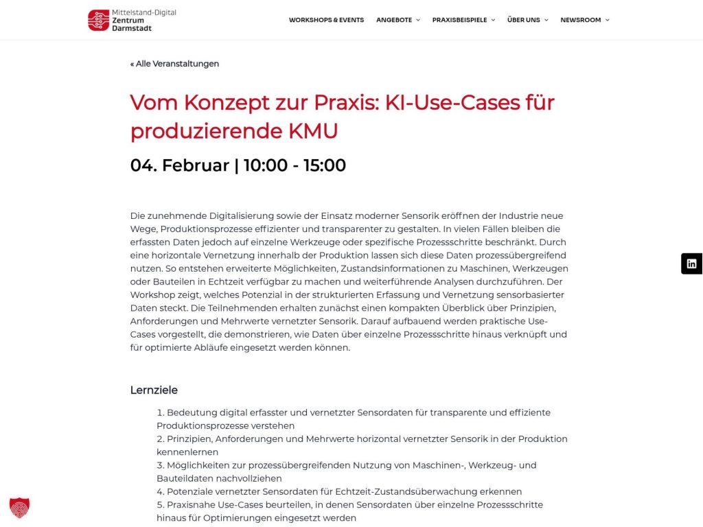 Vom Konzept zur Praxis: KI-Use-Cases für produzierende KMU