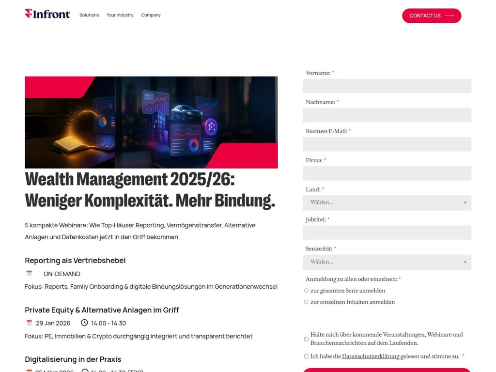 Wealth Management 2025/26: Weniger Komplexität. Mehr Bindung. image