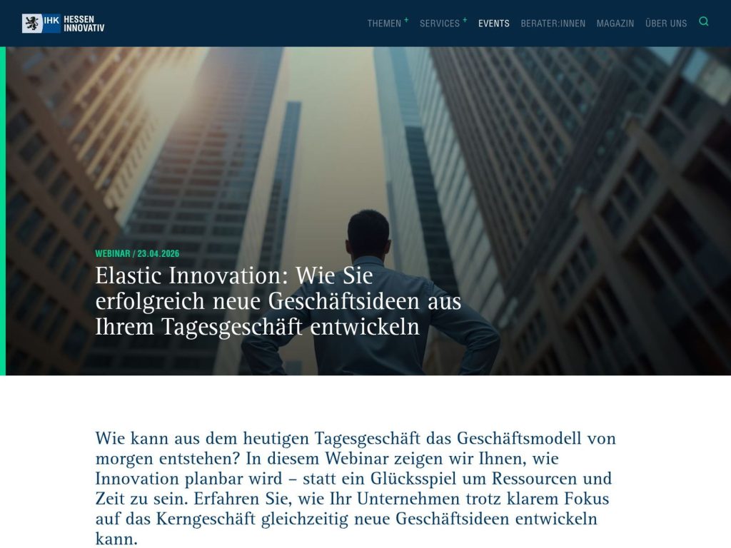 Wie Sie erfolgreich neue Geschäftsideen aus Ihrem Tagesgeschäft entwickeln website