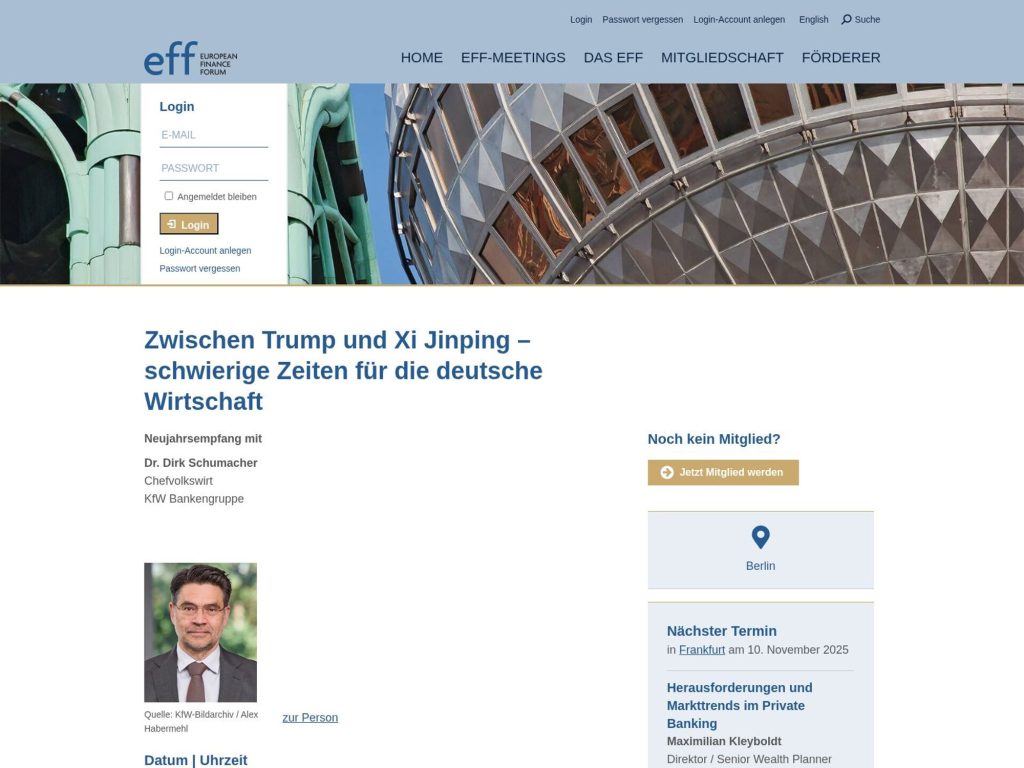 Zwischen Trump und Xi Jinping – schwierige Zeiten für die deutsche Wirtschaft image