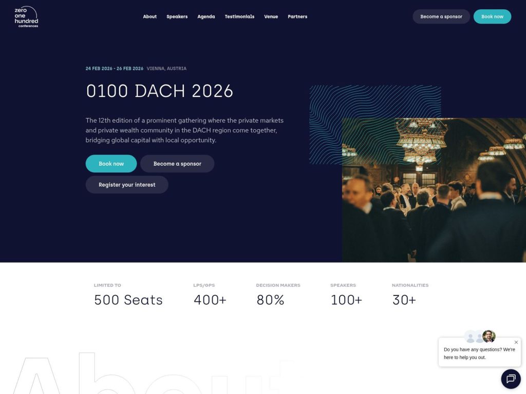 0100 Europe 2026 website