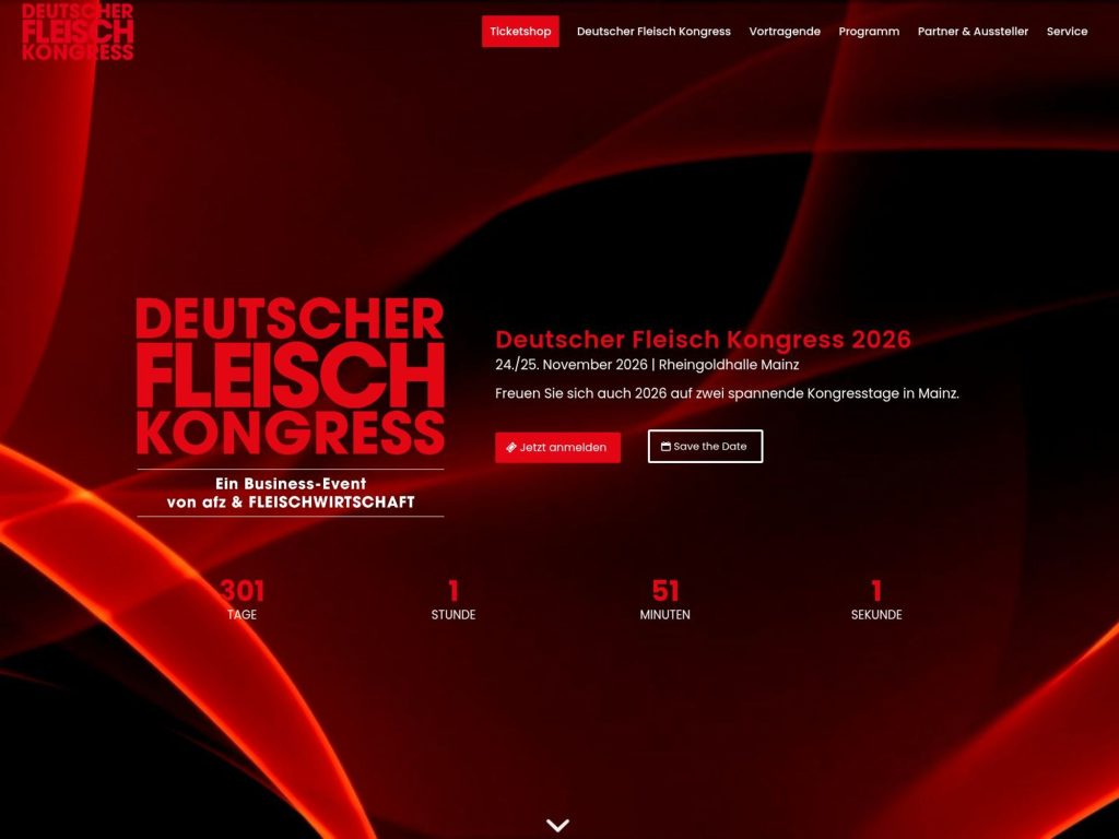 21. Deutscher Fleisch-Kongress website
