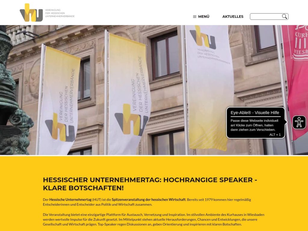 33. Hessischer Unternehmertag - Die Zukunft der Industrie in Hessen. Starke Basis. Starkes Morgen? - Event screenshot