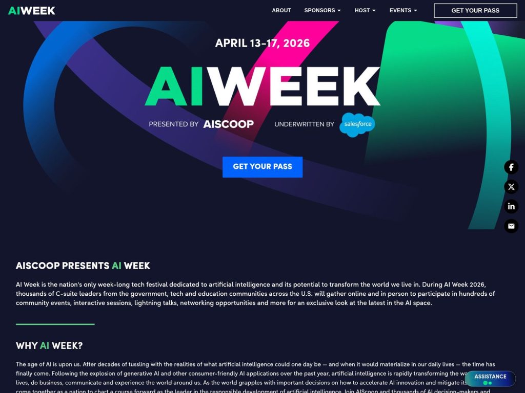 AI Week 2026 website
