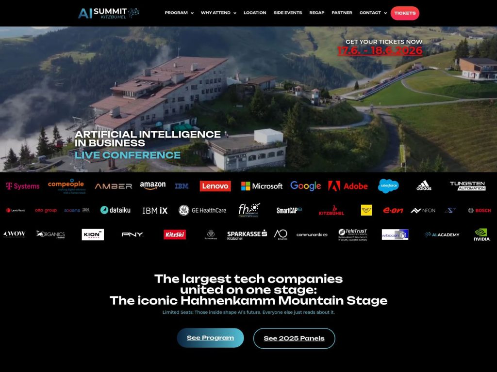 Artificial Intelligence in Business website