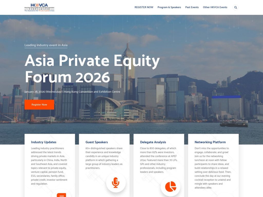 Asia Private Equity Forum 2026 image