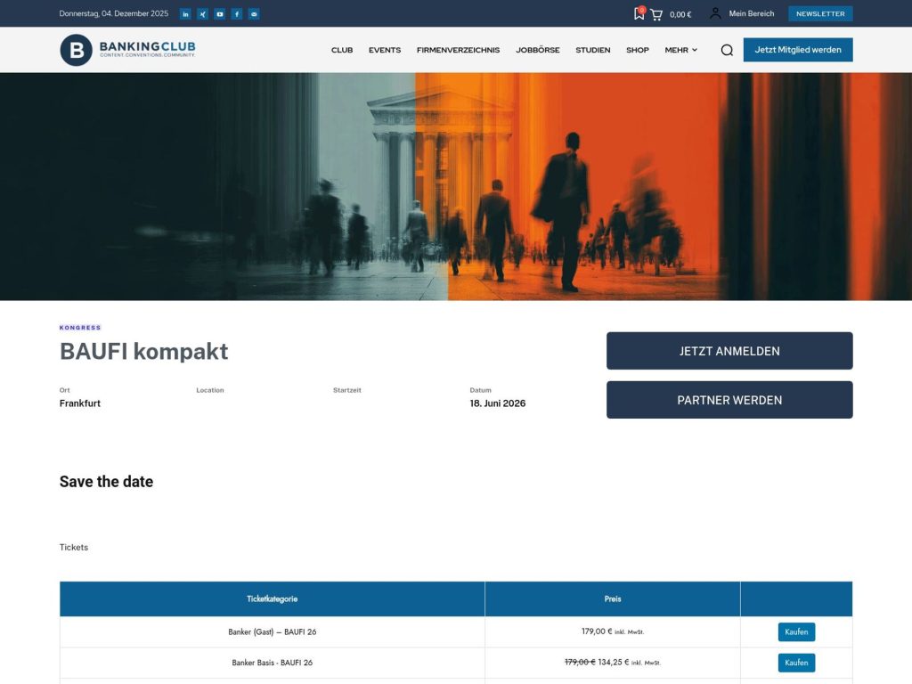 BAUFI kompakt website