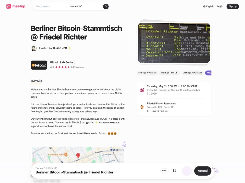 Berliner Bitcoin-Stammtisch @ Friedel Richter website