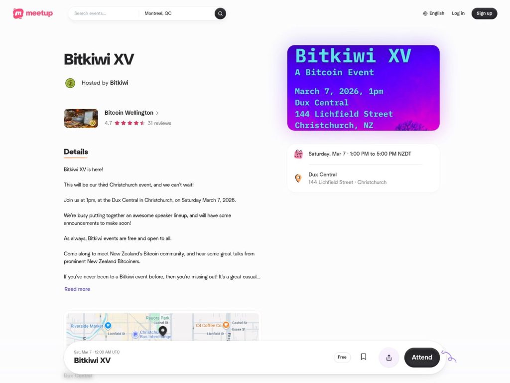 Bitkiwi XV website