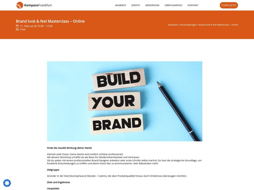 Brand look & feel Masterclass – Online image