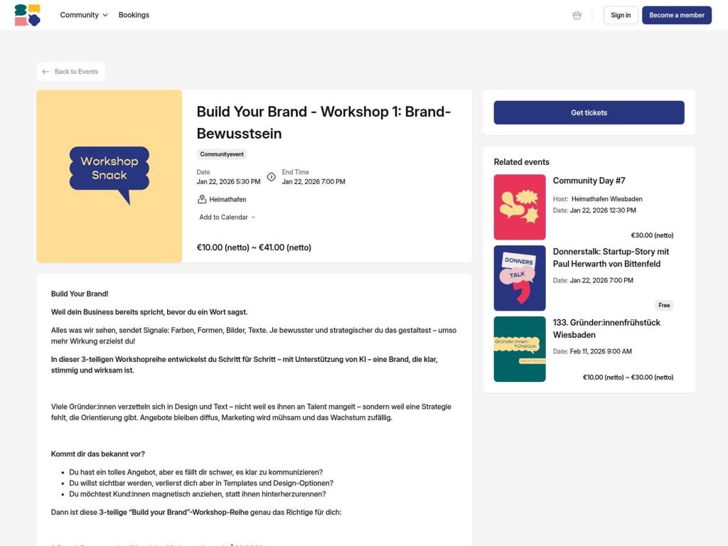 Build Your Brand - Workshop 1: Brand-Bewusstsein image