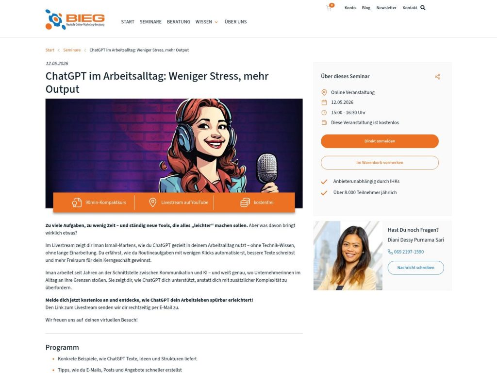ChatGPT im Arbeitsalltag: Weniger Stress, mehr Output website