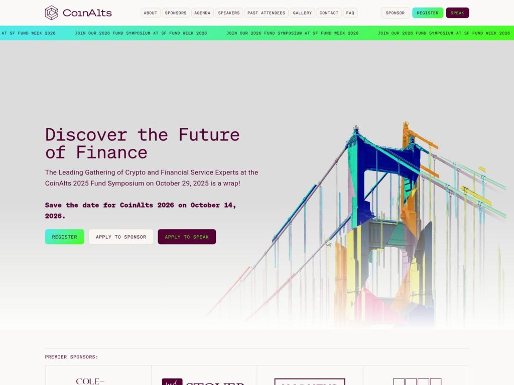 CoinAlts 2026 website