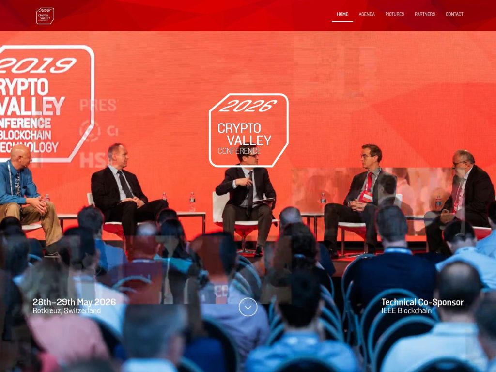 Crypto Valley Conference 2027 website