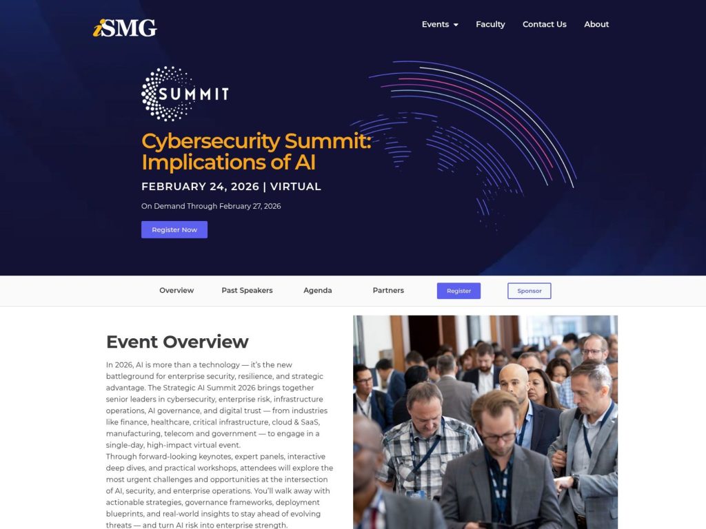 Cybersecurity Summit: Implications of AI website