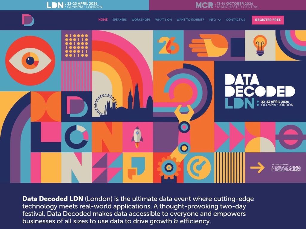 Data Decoded LDN 2026 website