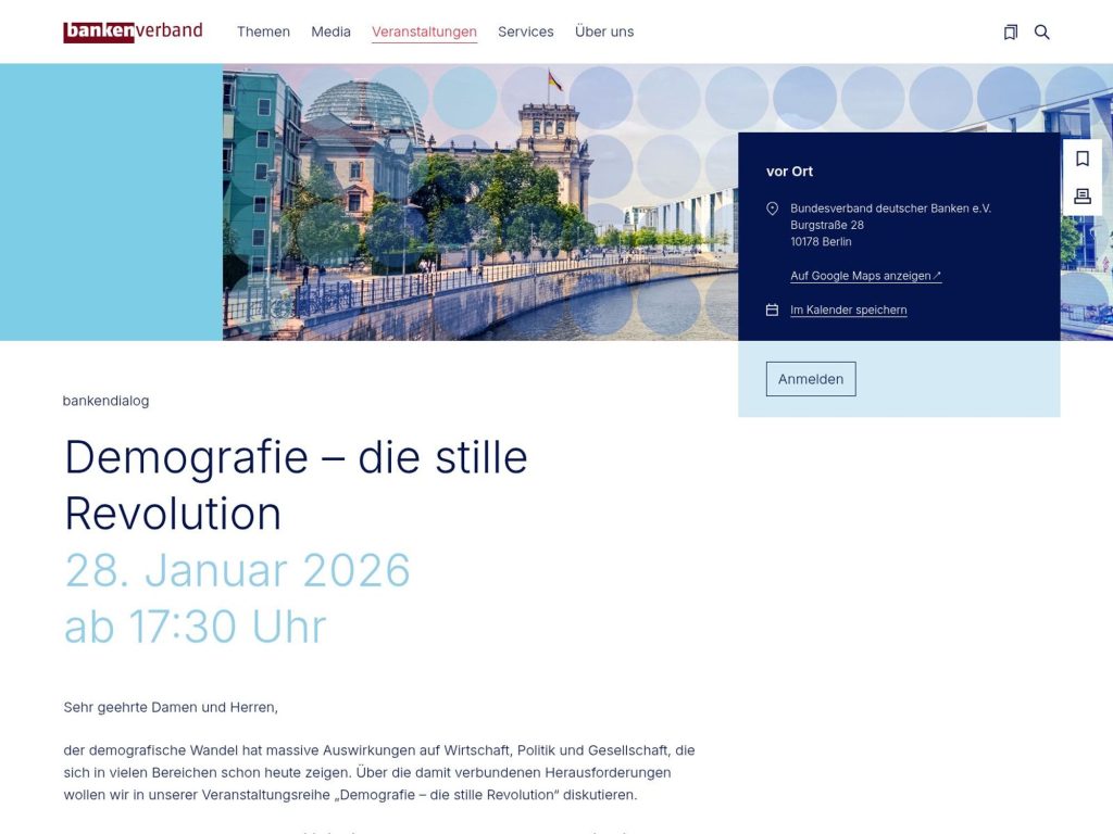 Demografie – die stille Revolution - Event screenshot