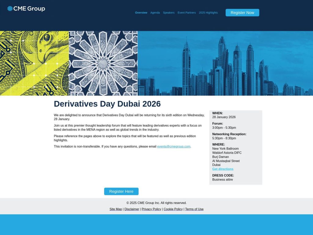 Derivatives Day Dubai 2026 image