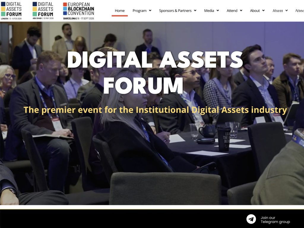 Digital Assets Forum London 2027 website