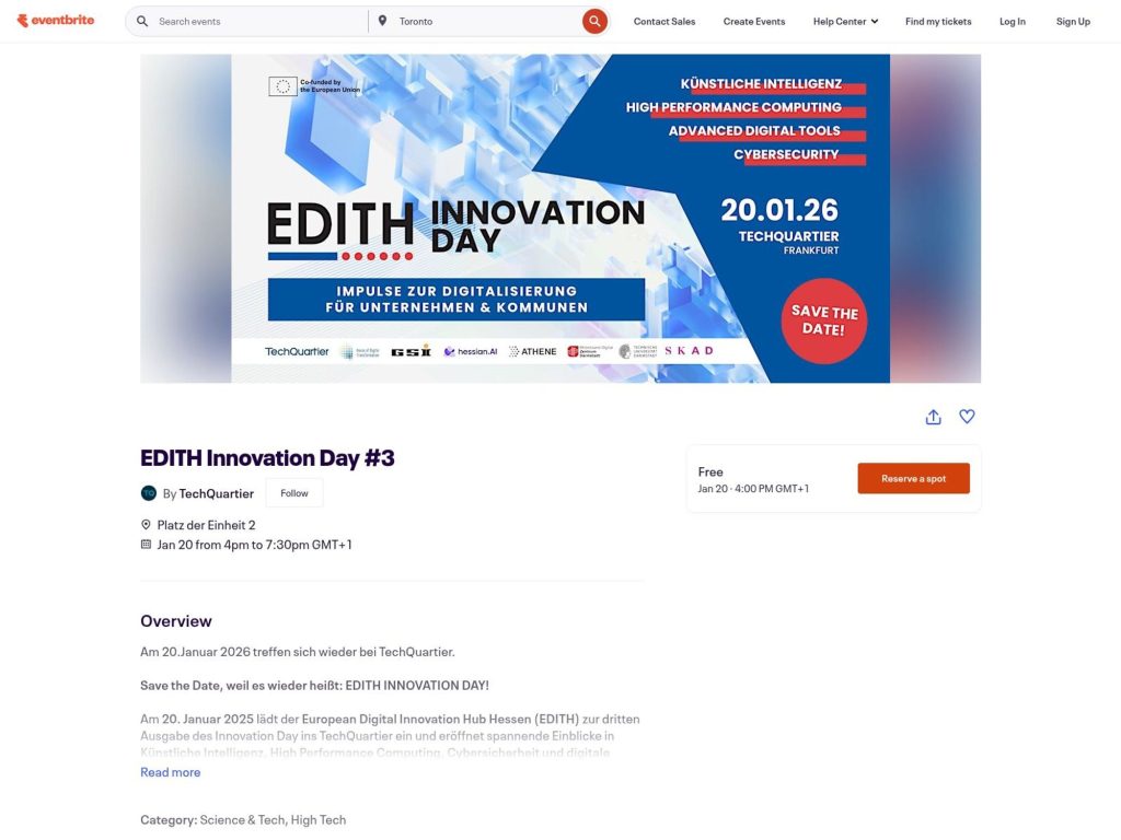 EDITH Innovation Day image
