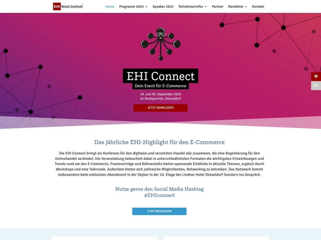 EHI Connect website