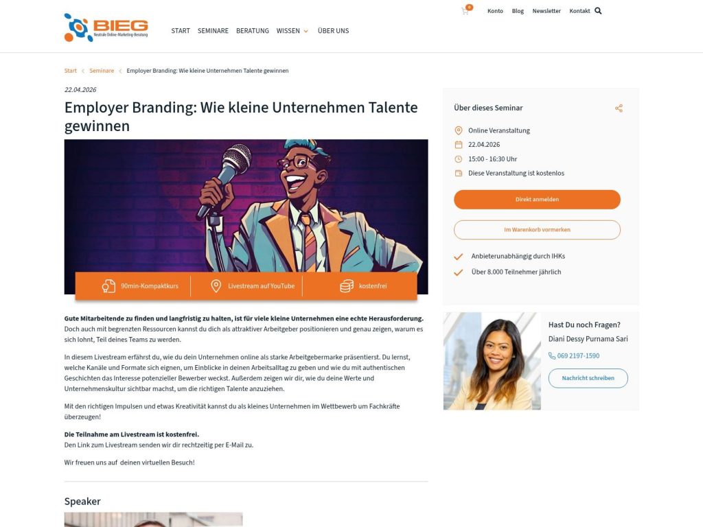 Employer Branding: Wie kleine Unternehmen Talente gewinnen website