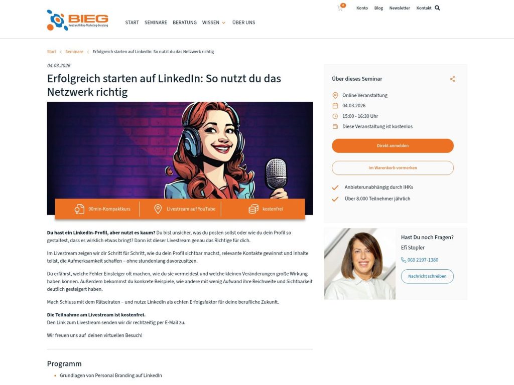 Erfolgreich starten auf LinkedIn: So nutzt du das Netzwerk richtig website