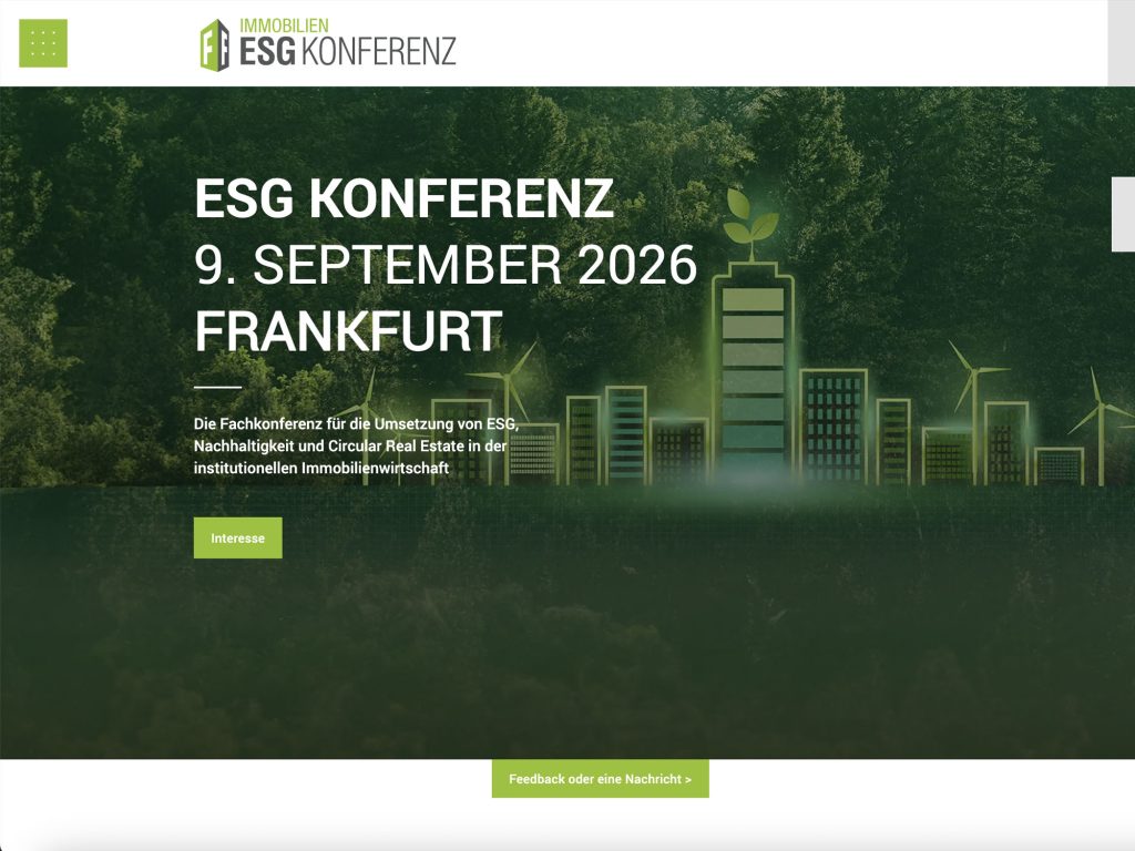 ESG Konferenz 2026 website